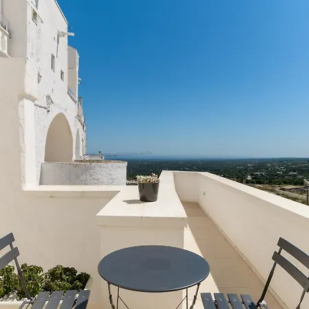 아파트 Bianca Fortezza Con Terrazza By Wonderful Italy 오스투니